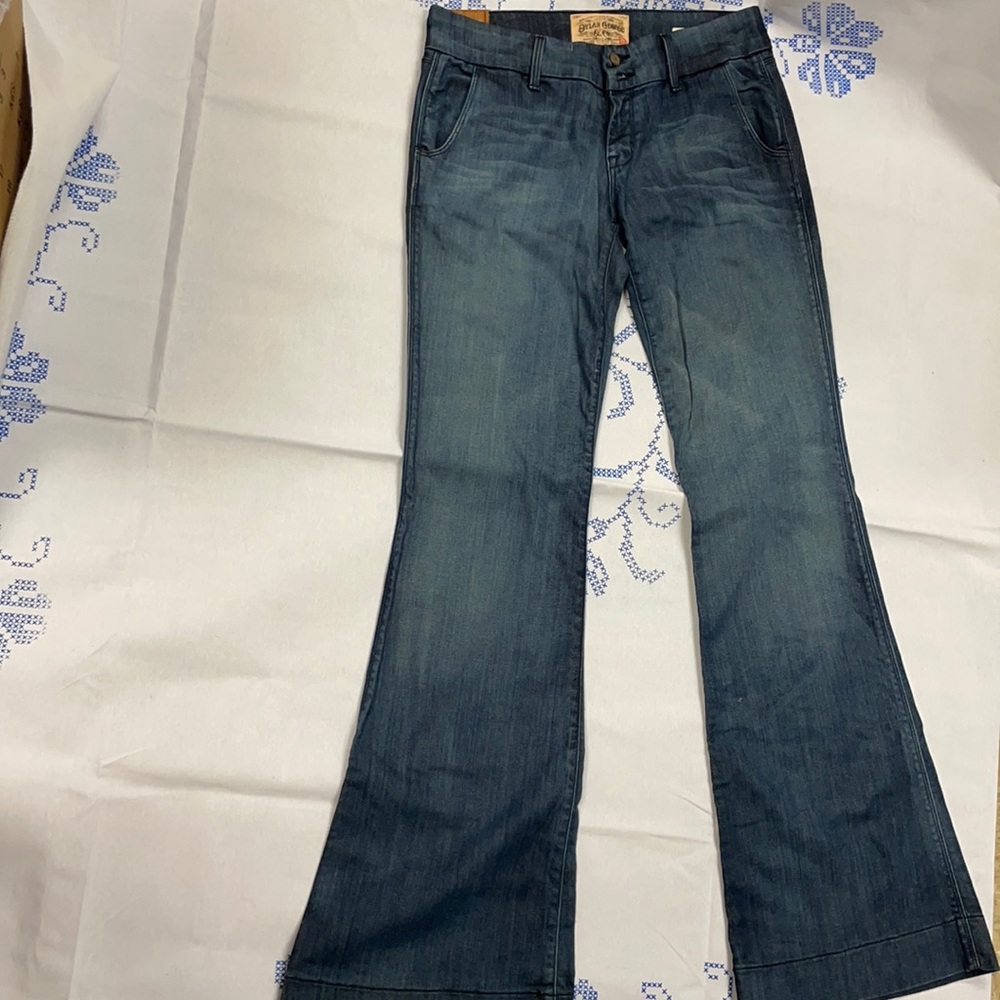 Dylan George bootcut jeans wide legs Y2K